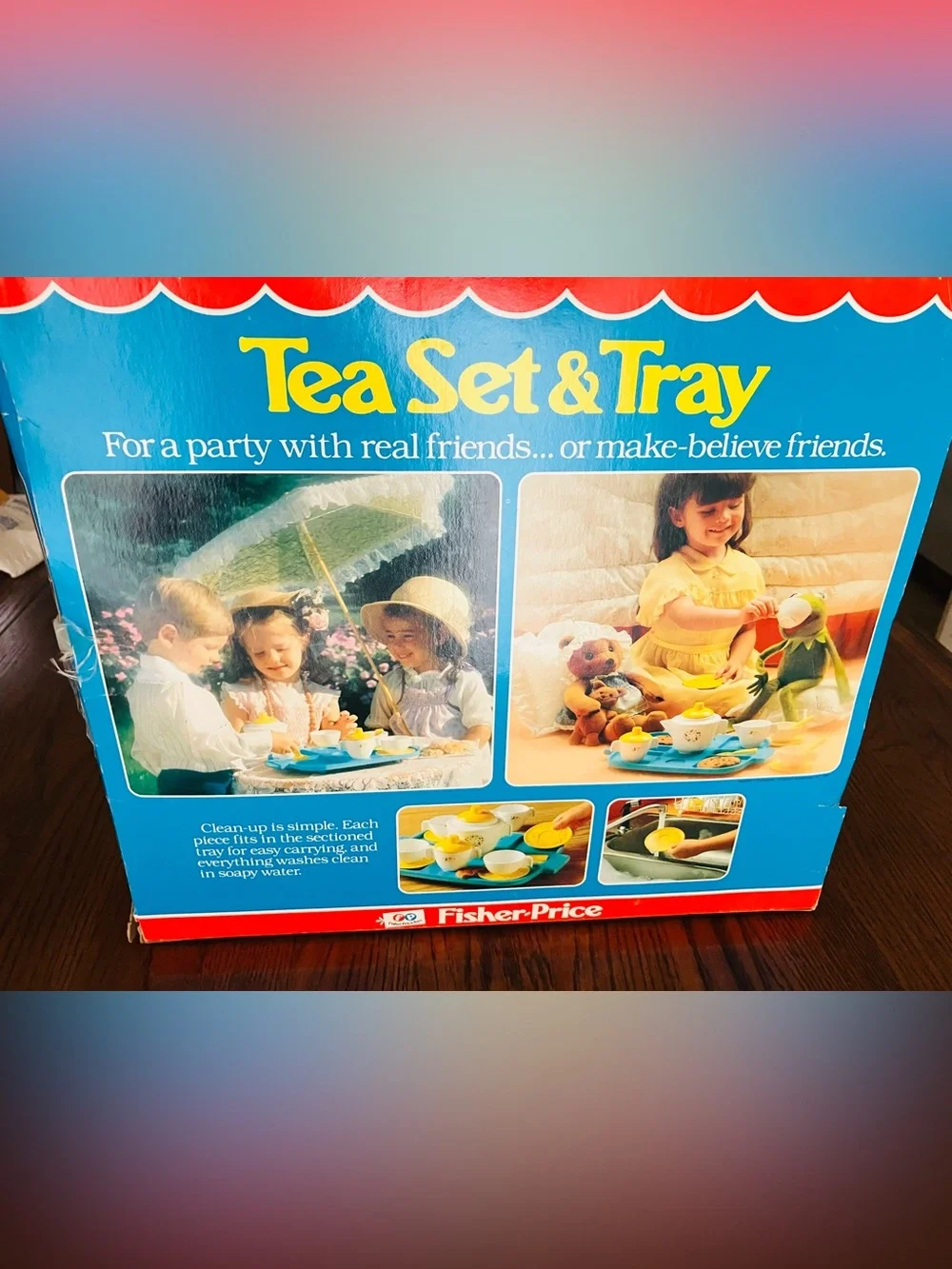 RARE Vintage 1982 Fisher-Price Tea Set | Complete with Box